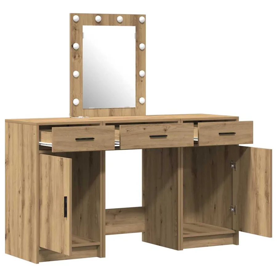 Table de Toilette Marron 50 x 41 x 135 cm Bois d'ingénierie - 6