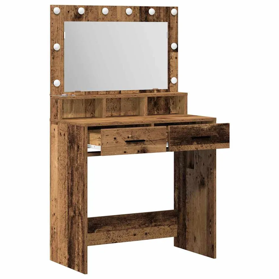 Table de Toilette avec tiroir Bois ancien 79 x 41 x 135 cm - 4