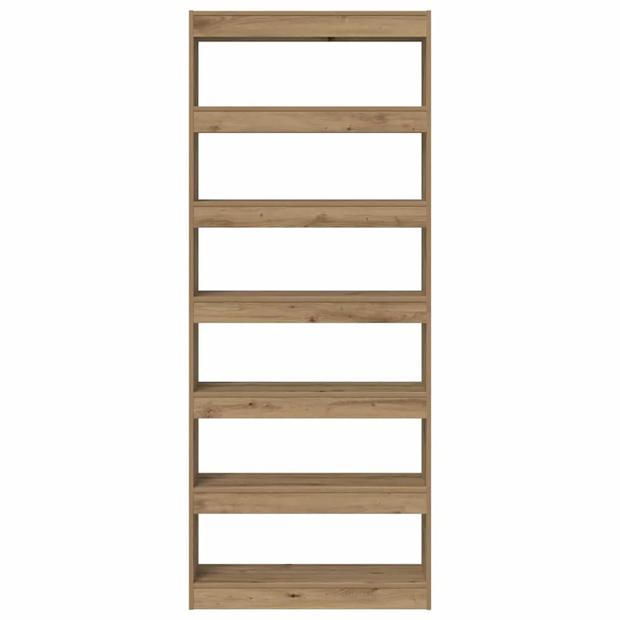 Bibliothèque 6 niveaux 80 x 30 x 198 cm Bois d'ingénierie - 5