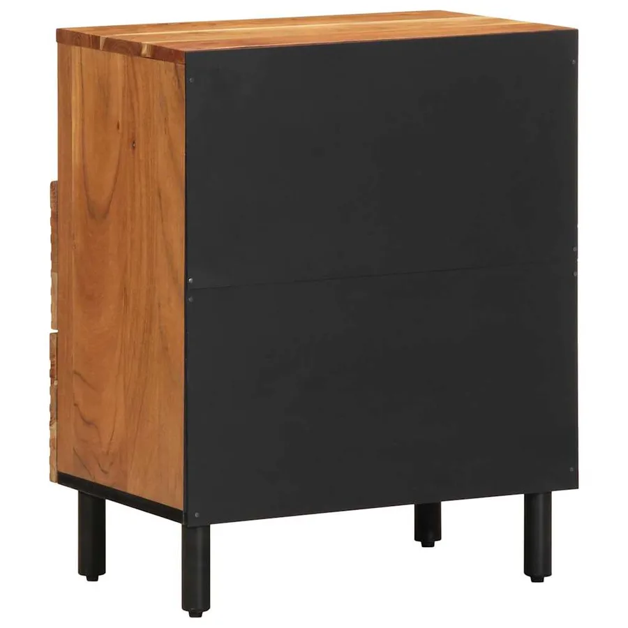 Armoire de lit Marron 50 x 33 x 62 cm Bois d'Acacia Massif - 3
