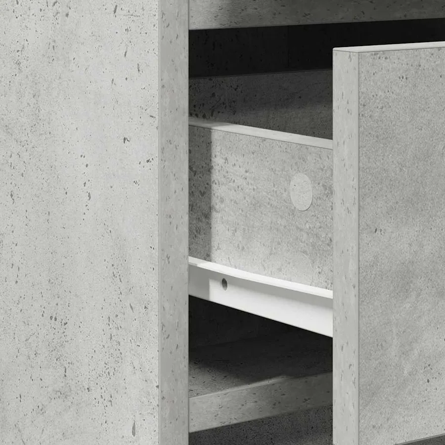 Table de Toilette Gris 50 x 41 x 135 cm Bois d'ingénierie - 10