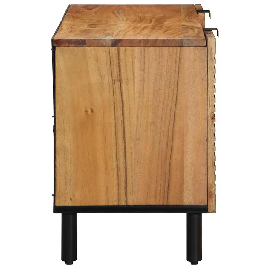 Meuble TV Marron 105 x 33 x 46 cm Bois de mangue massif - 5