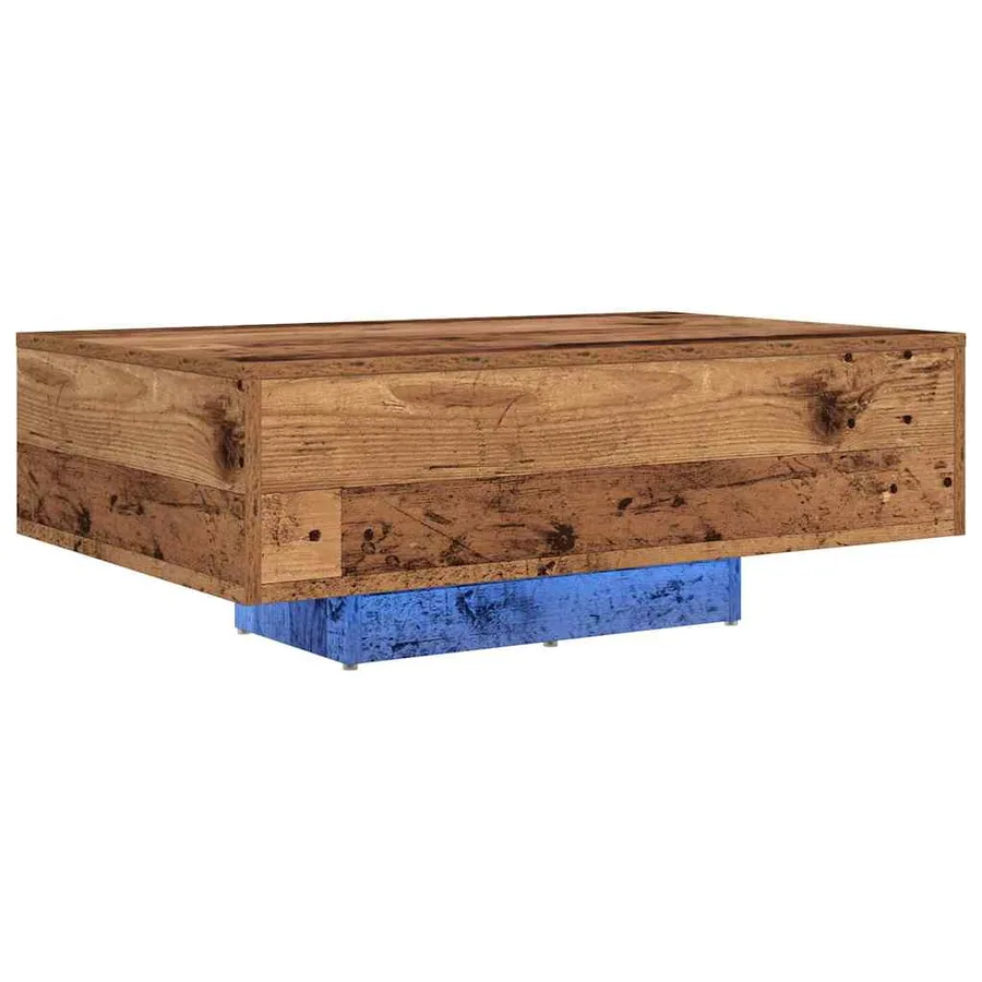 Table basse Bois ancien 85 x 55 x 31 cm Bois d'ingénierie - 4