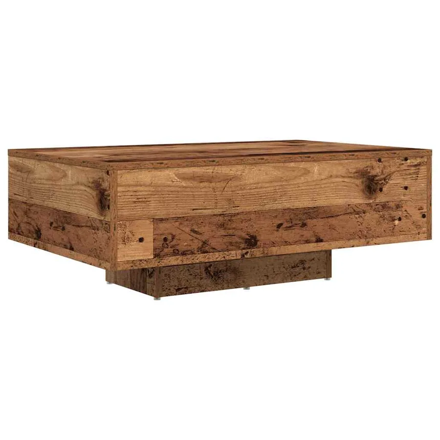 Table basse Bois ancien 85 x 55 x 31 cm Bois d'ingénierie - 5