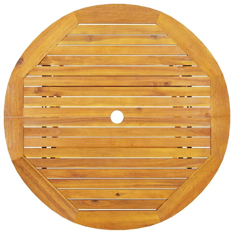 Ensemble de salle à manger pour jardin 5 pcs Marron - 10