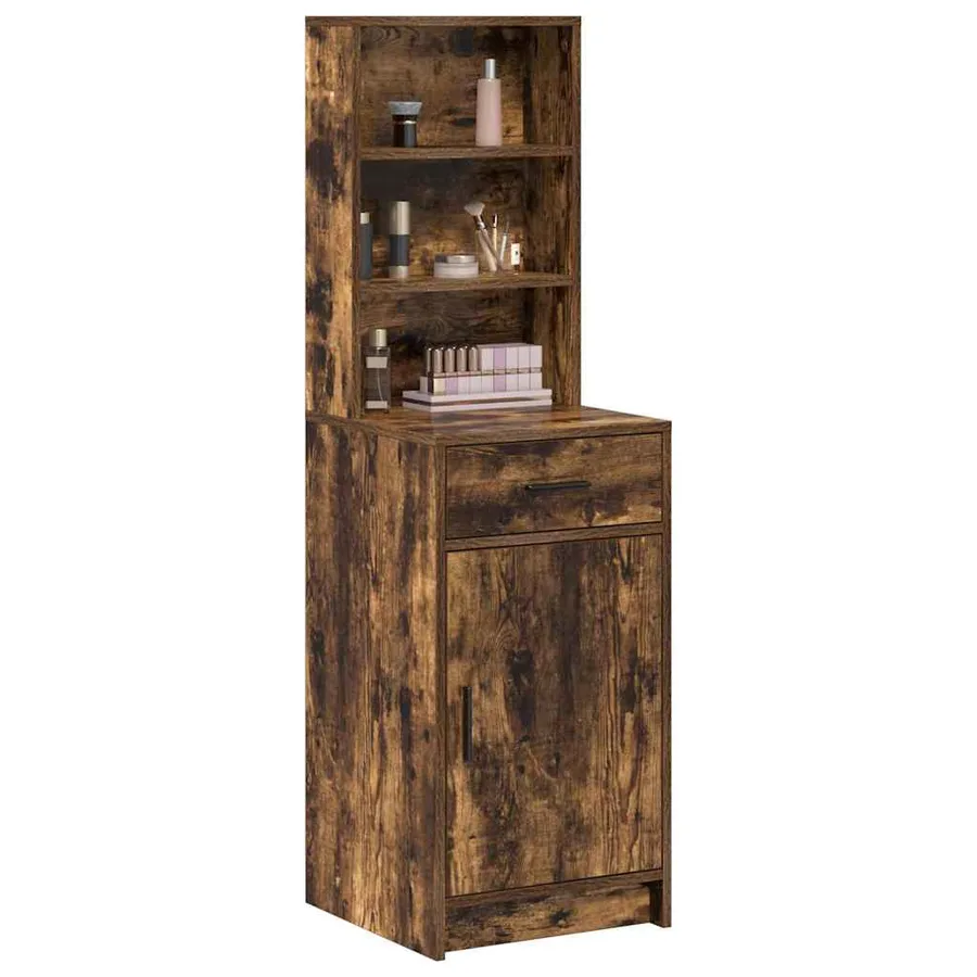 Haut Armoire Chêne fumé 40 x 40,5 x 135 cm Bois d'ingénierie - 3