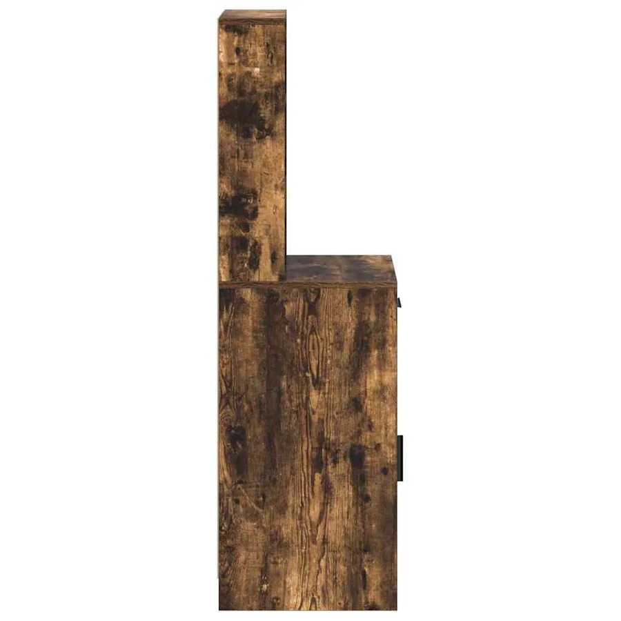 Haut Armoire Chêne fumé 40 x 40,5 x 135 cm Bois d'ingénierie - 7