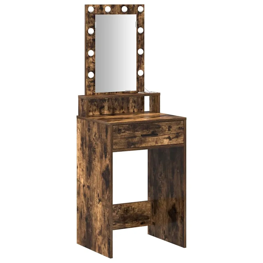 Table de Toilette Marron 50 x 41 x 140 cm Bois d'ingénierie - 2