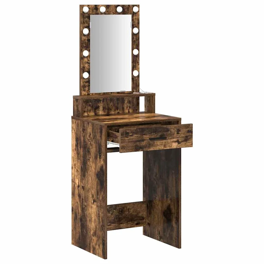Table de Toilette Marron 50 x 41 x 140 cm Bois d'ingénierie - 4