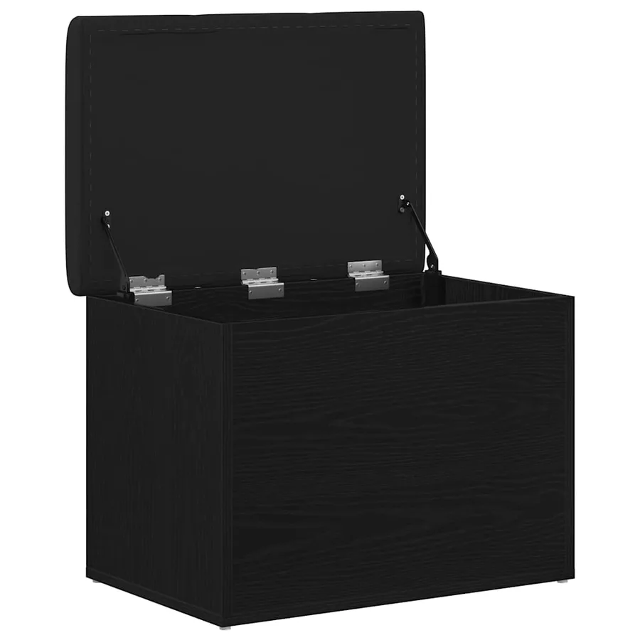 Banc de rangement Chêne noir 62 x 42 x 45 cm Bois d'ingénierie - 5