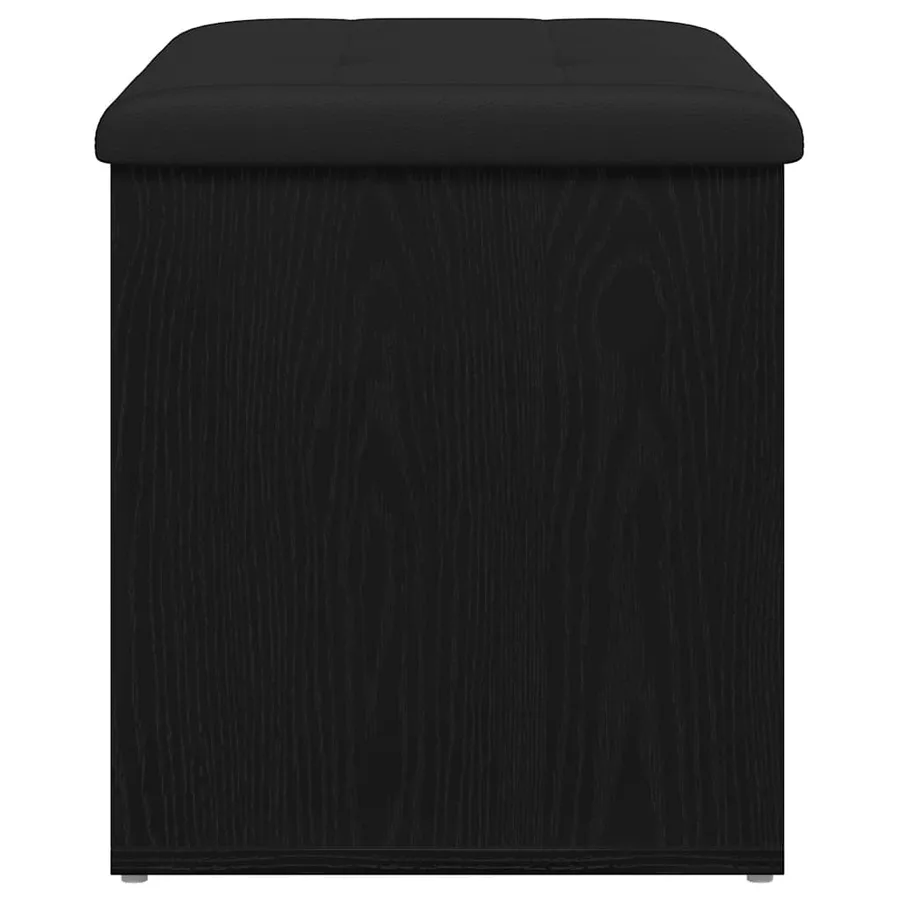 Banc de rangement Chêne noir 62 x 42 x 45 cm Bois d'ingénierie - 7