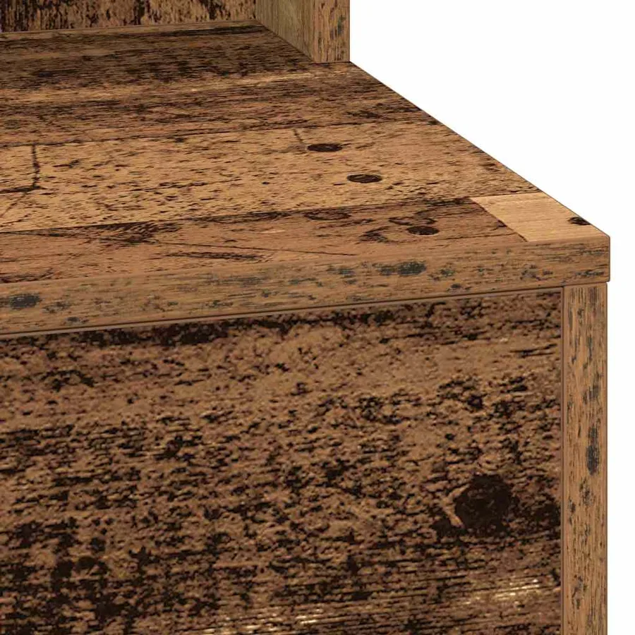 Table de Toilette avec étagère Bois ancien 100 x 41 x 135 cm - 7