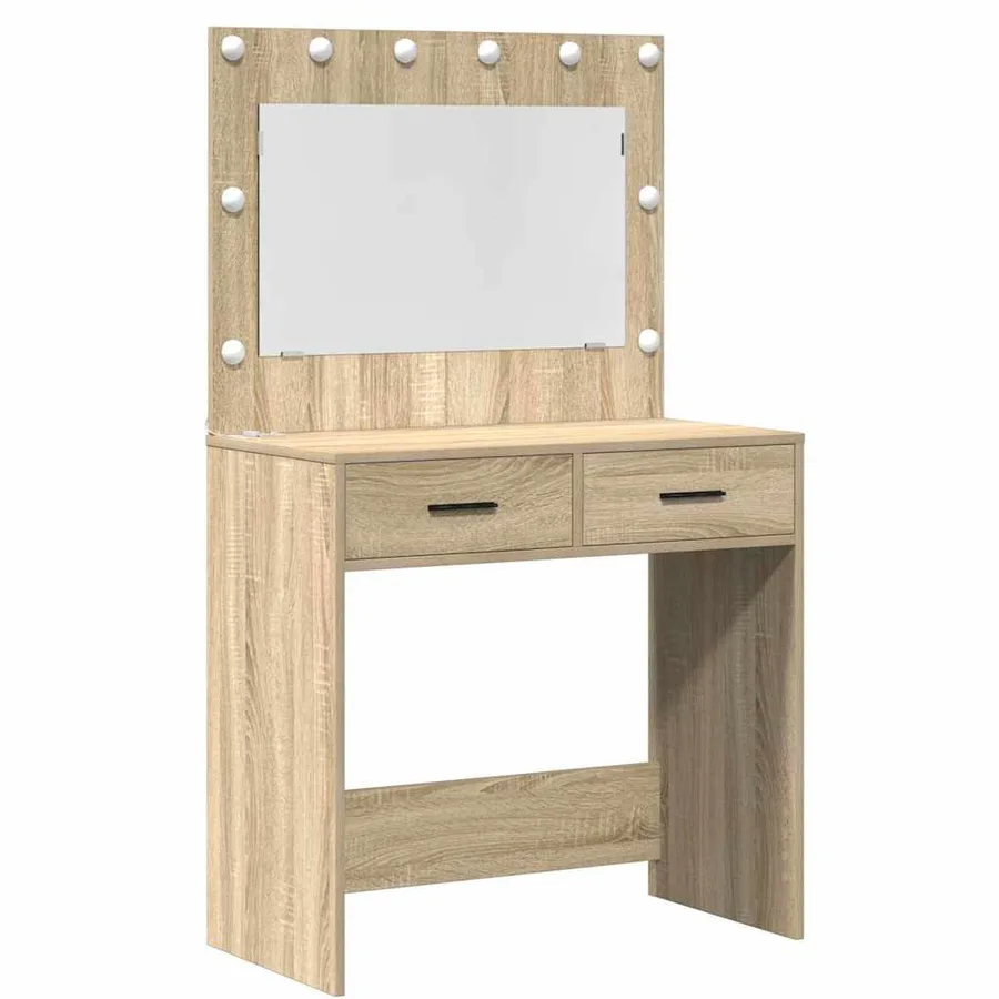 Table de Toilette Marron 78.5 x 41 x 135 cm Bois d'ingénierie - 5