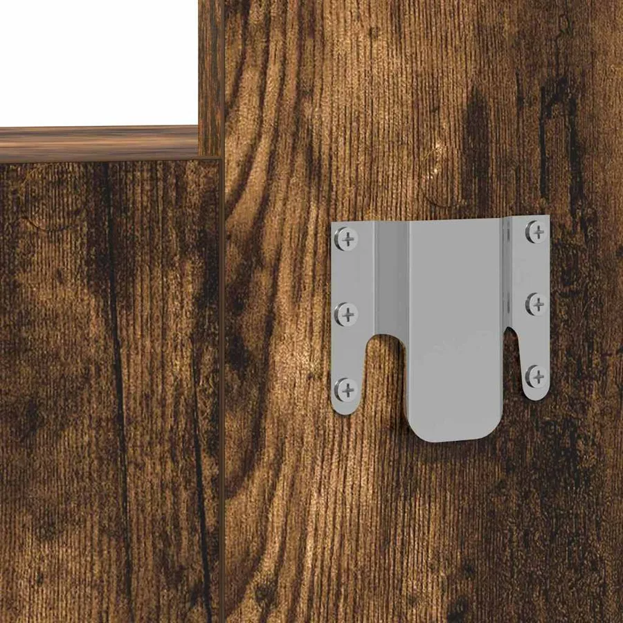 Table de Toilette Marron 83 x 40 x 70 cm Bois d'ingénierie - 10