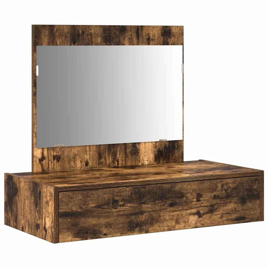 Table de Toilette Marron 83 x 40 x 70 cm Bois d'ingénierie - 2