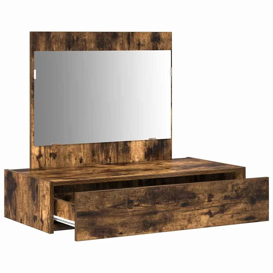 Table de Toilette Marron 83 x 40 x 70 cm Bois d'ingénierie - 5