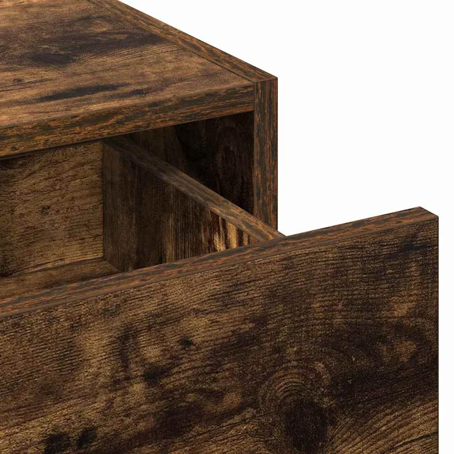 Table de Toilette Marron 83 x 40 x 70 cm Bois d'ingénierie - 9
