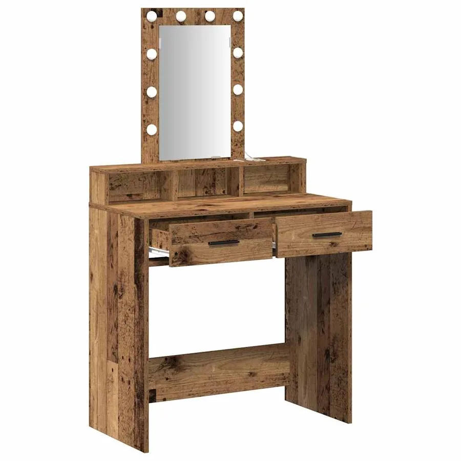 Table de Toilette Marron 79 x 41 x 140 cm Bois d'ingénierie - 4