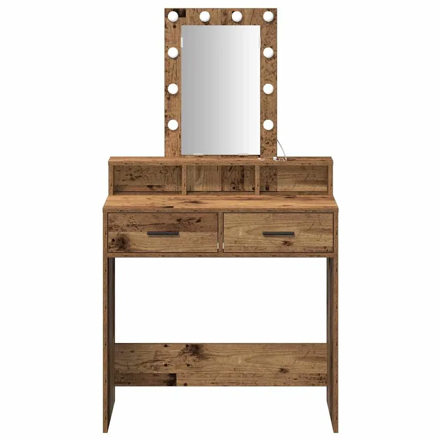 Table de Toilette Marron 79 x 41 x 140 cm Bois d'ingénierie - 5