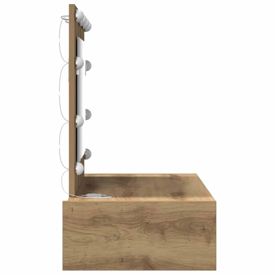 Table de Toilette Marron 83 x 40 x 70 cm Bois d'ingénierie - 6