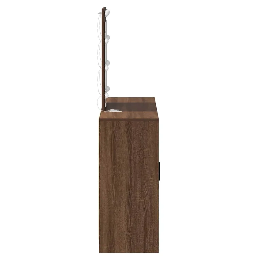 Table de Toilette Marron 102 x 33 x 135 cm Bois d'ingénierie - 6