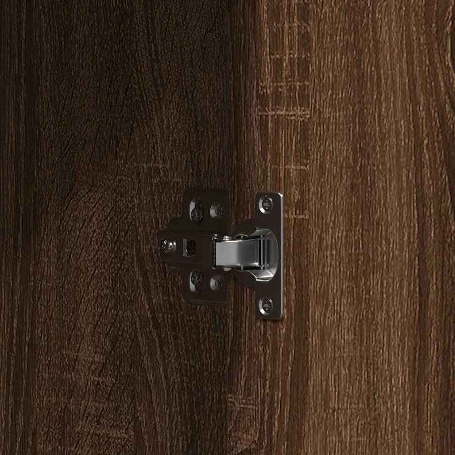 Table de Toilette Marron 102 x 33 x 135 cm Bois d'ingénierie - 9