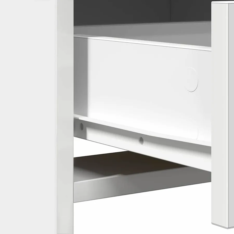 Table de Toilette Blanc 78.5 x 41 x 135 cm Bois d'ingénierie - 10