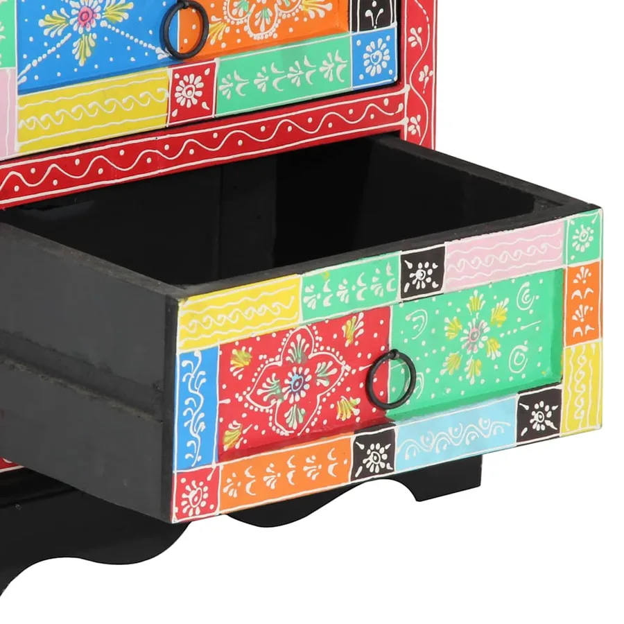 Cabinet de chevet avec tiroir 2 pcs Multicolore 40 x 35 x 45 cm - 11