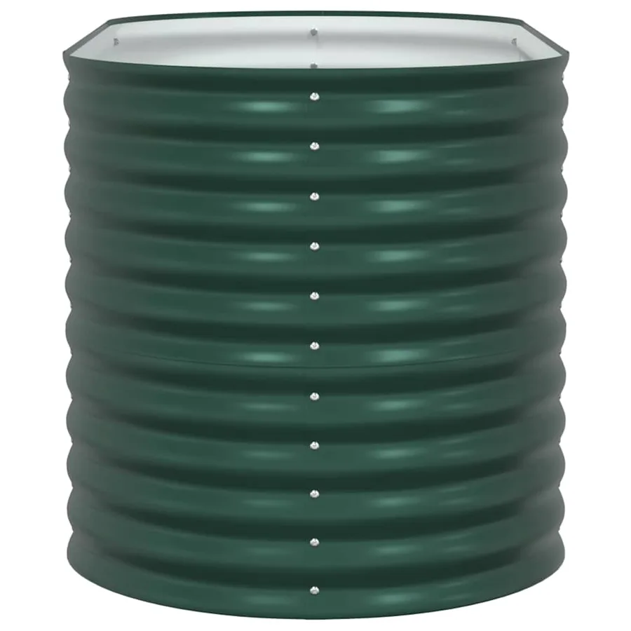 Lit surélevé Vert 160 x 80 x 81 cm Acier - 7