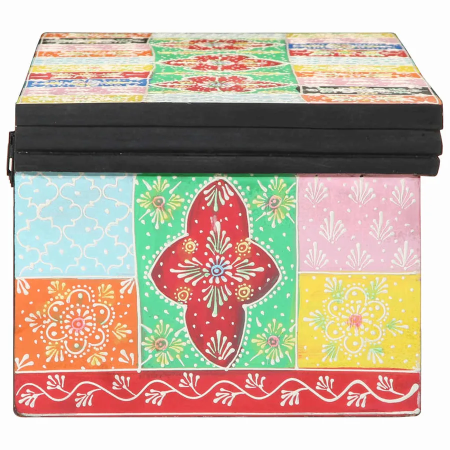 Meuble TV Multicolore 100 x 30 x 22 cm Bois d'ingénierie - 2