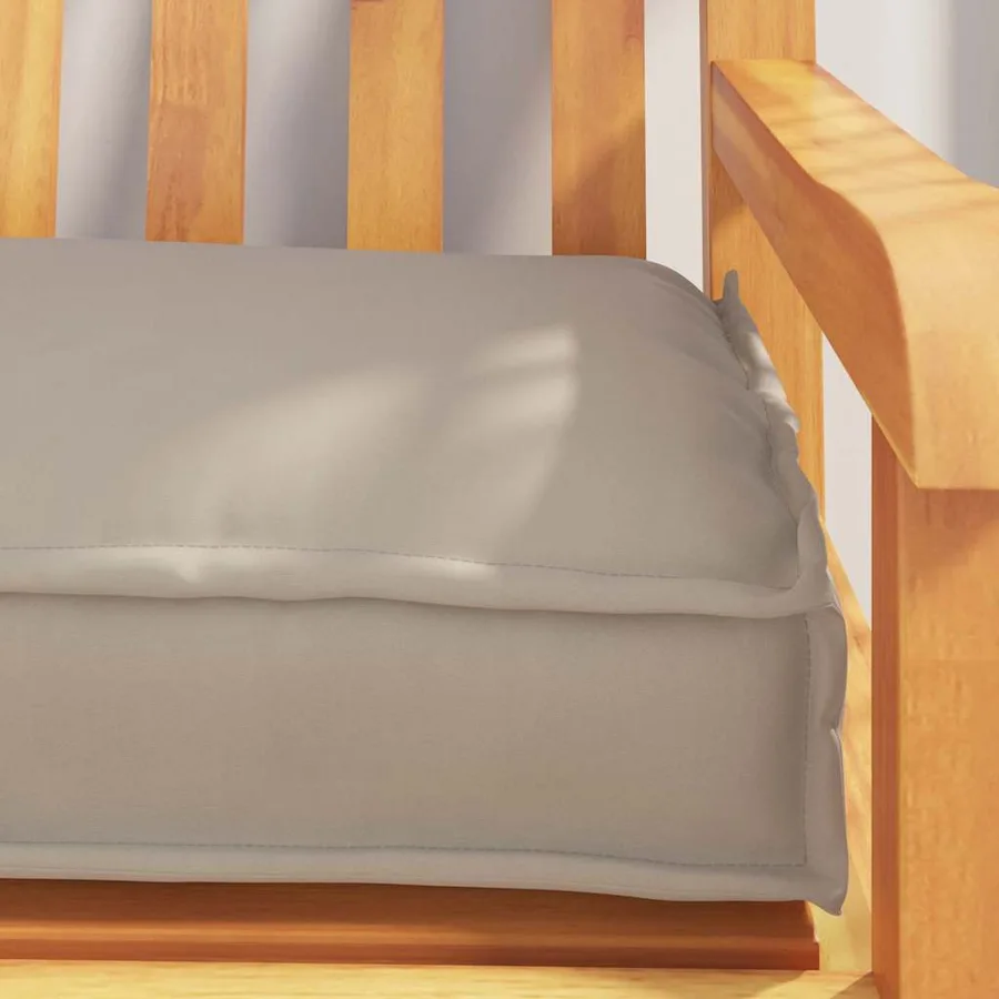 Coussin de palette Taupe 200 x 40 x 8 cm Tissu Oxford - 5