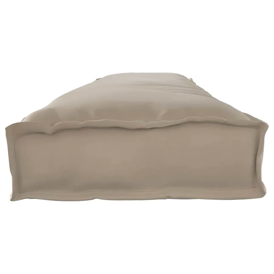 Coussin de palette Taupe 200 x 40 x 8 cm Tissu Oxford - 7