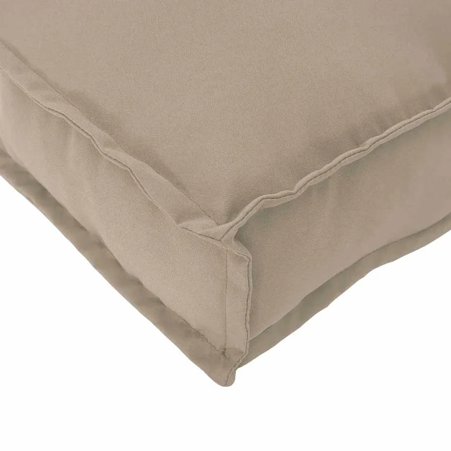 Coussin de palette Taupe 200 x 40 x 8 cm Tissu Oxford - 9