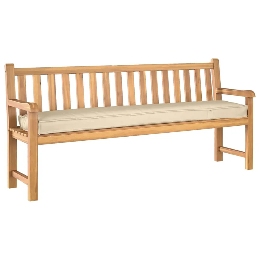 Coussin de palette Beige 200 x 40 x 8 cm Tissu Oxford - 3