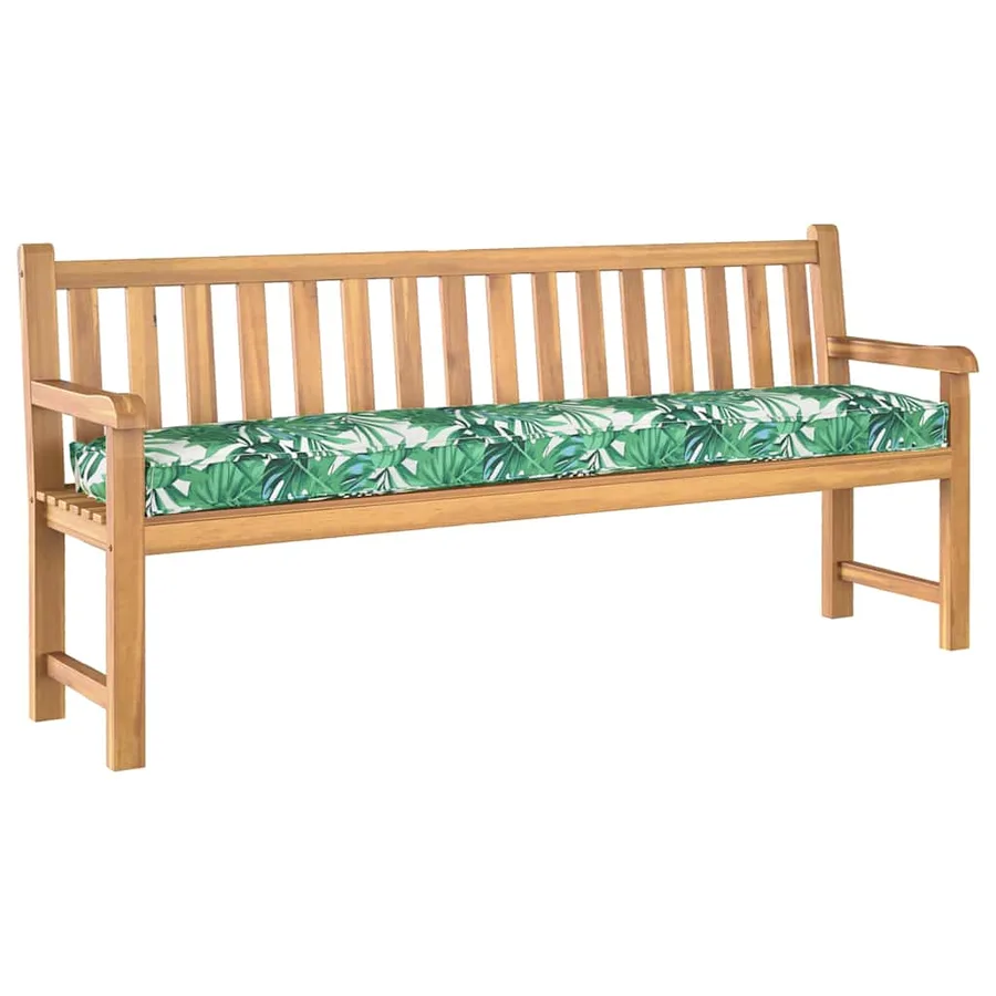 Coussin de palette Floral Motif Feuille Verte 180 x 40 x 8 cm - 3