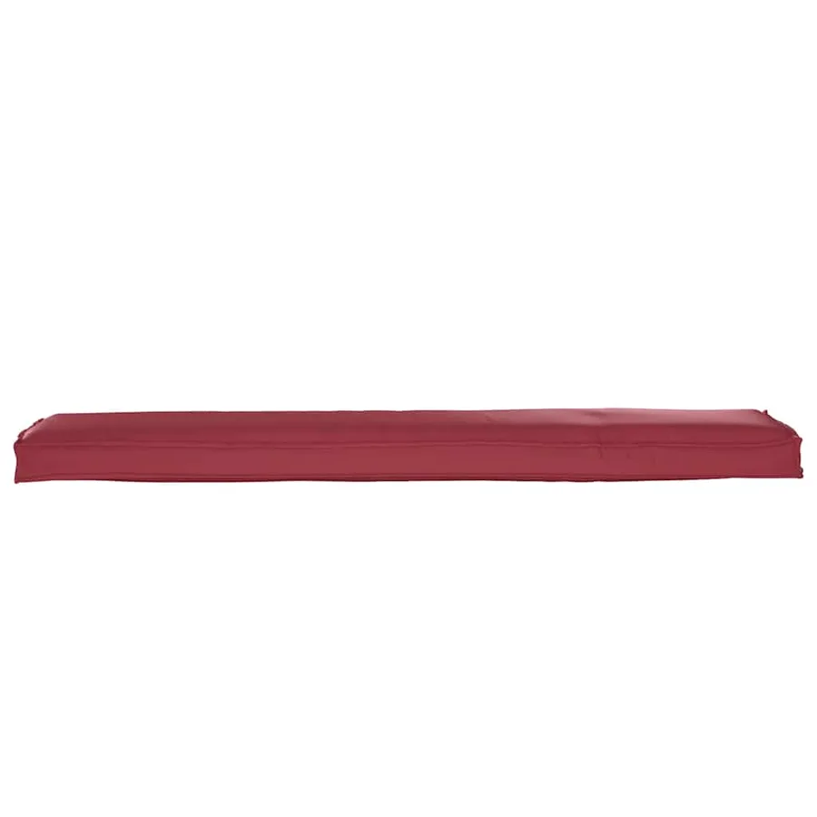 Coussin de palette Bordeaux 180 x 40 x 8 cm Tissu Oxford - 6