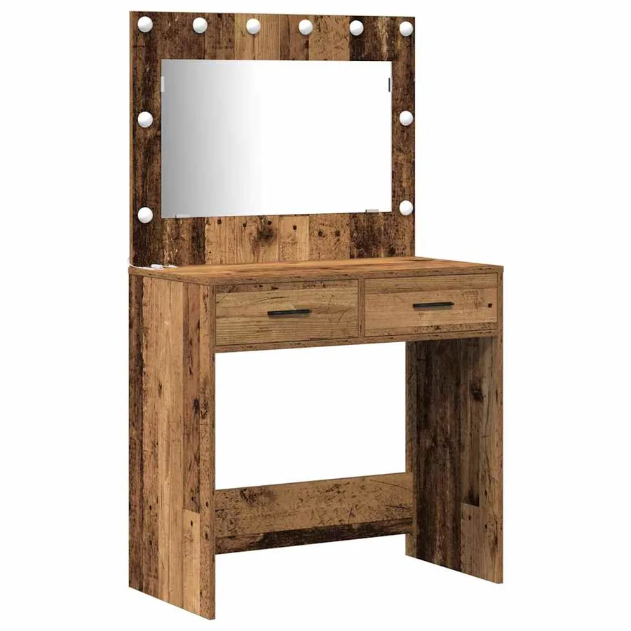 Table de Toilette Marron 78.5 x 41 x 135 cm Bois d'ingénierie - 5