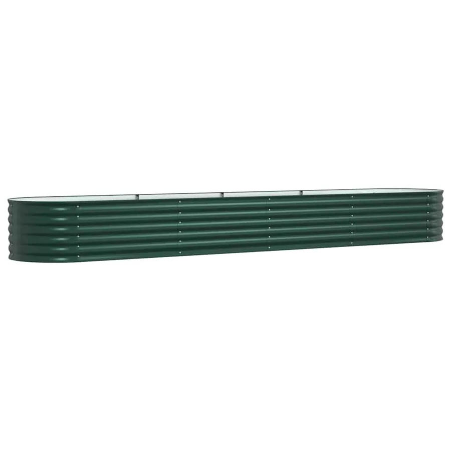 Lit surélevé Vert 400 x 80 x 44 cm Acier - 2