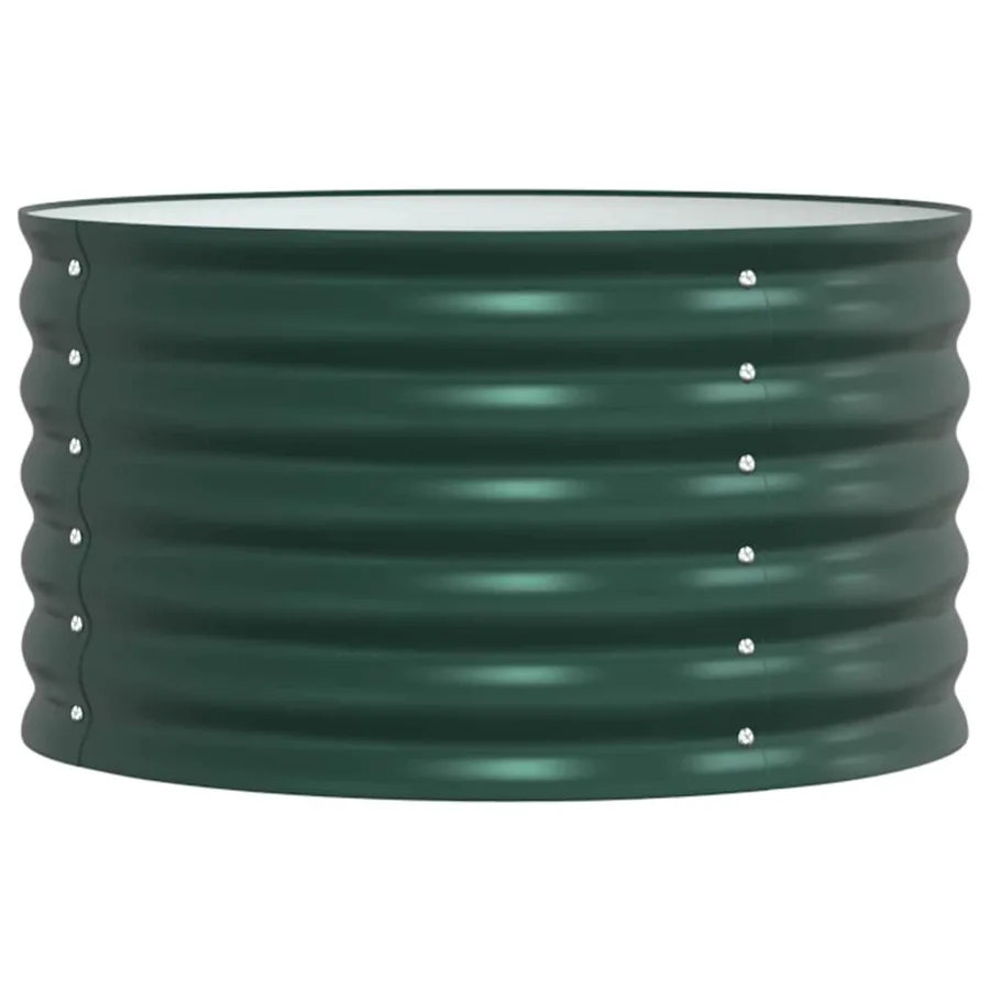 Lit surélevé Vert 80 x 80 x 44 cm Acier - 5