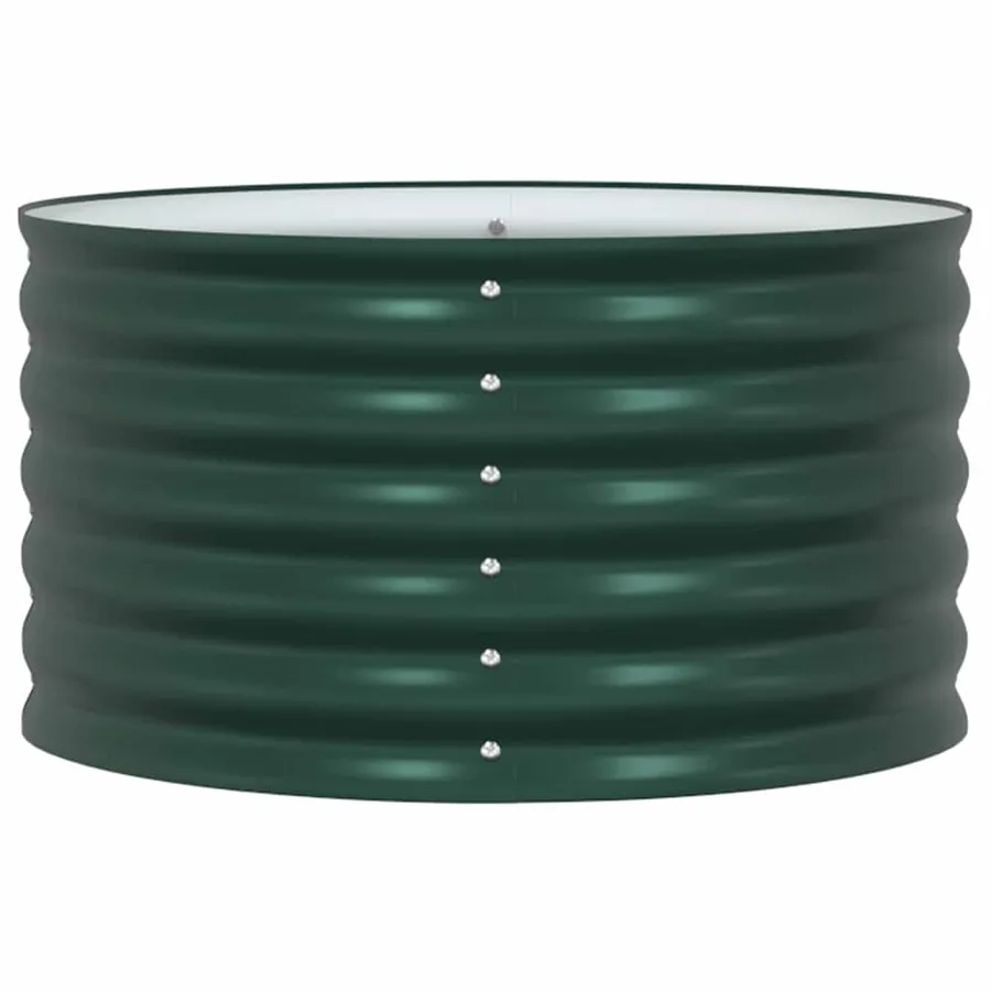 Lit surélevé Vert 80 x 80 x 44 cm Acier - 6