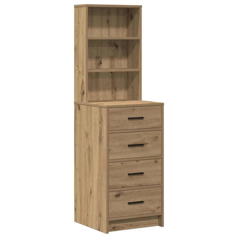 Table de Toilette 2 pcs Marron 50 x 41 x 135 cm - 6