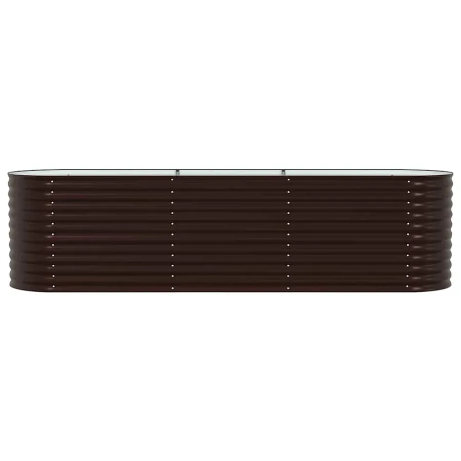 Lit surélevé Marron 320 x 80 x 81 cm Acier - 6
