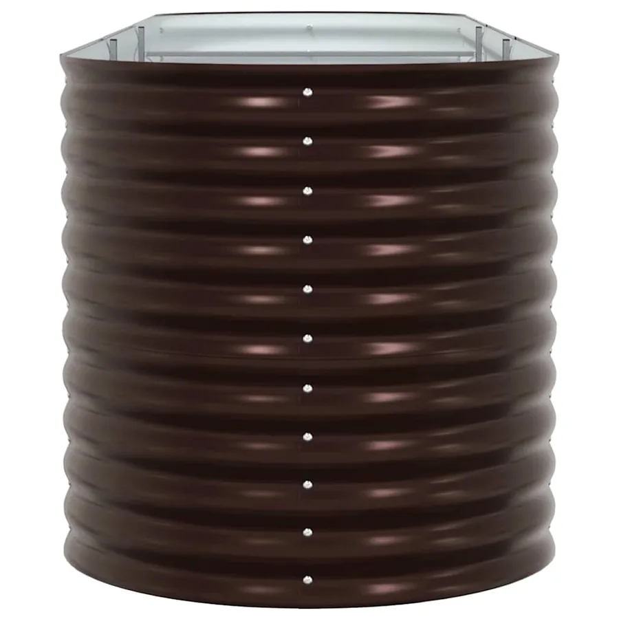 Lit surélevé Marron 320 x 80 x 81 cm Acier - 7