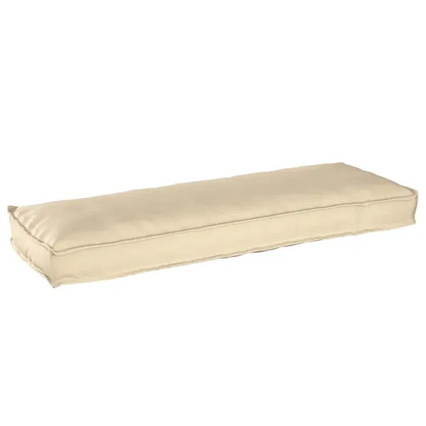 Coussin Beige 120 x 40 x 8 cm Tissu Oxford