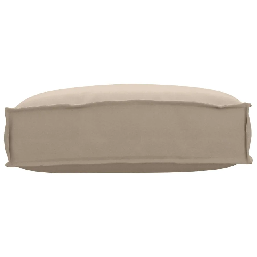 Coussin Taupe 50 x 40 x 12 cm Tissu Oxford - 3