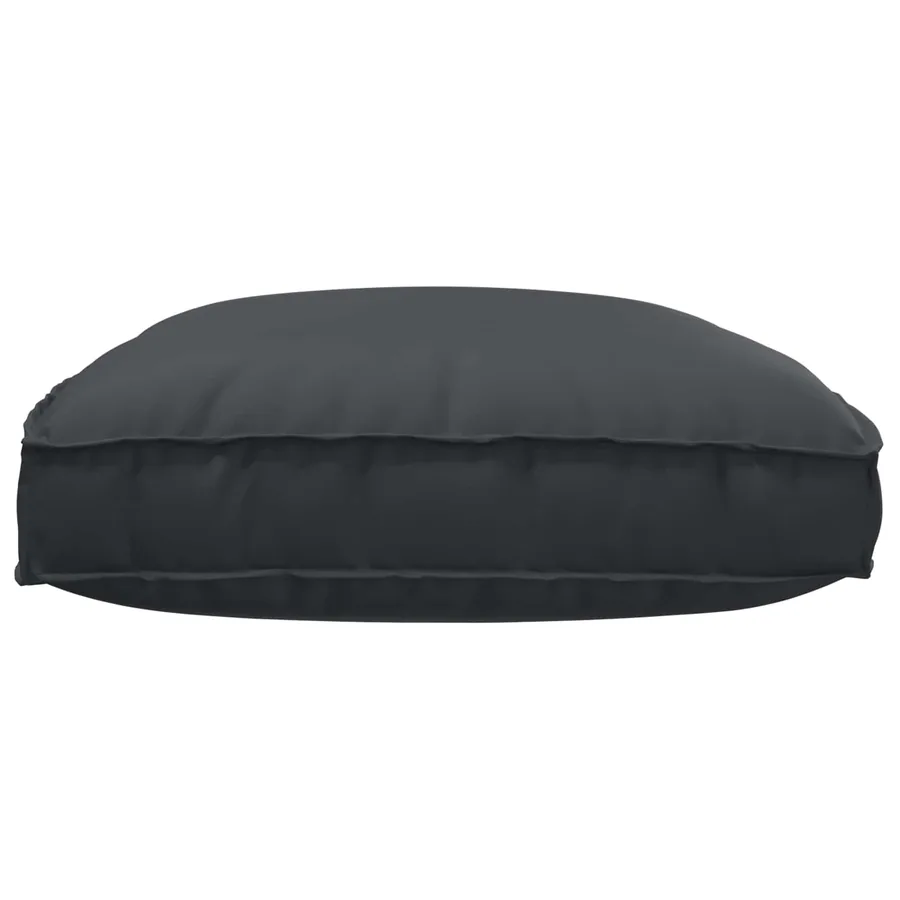 Coussin Noir 120 x 80 x 12 cm Tissu Oxford - 4