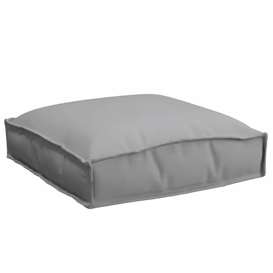 Coussin 2 pcs Gris 40 x 40 x 8 cm Tissu Oxford - 5