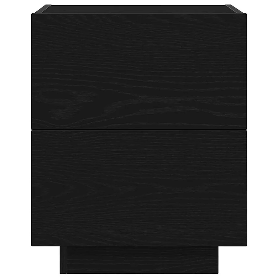 Cabinet de chevet Chêne noir 45 x 40 x 55 cm Bois d'ingénierie - 6