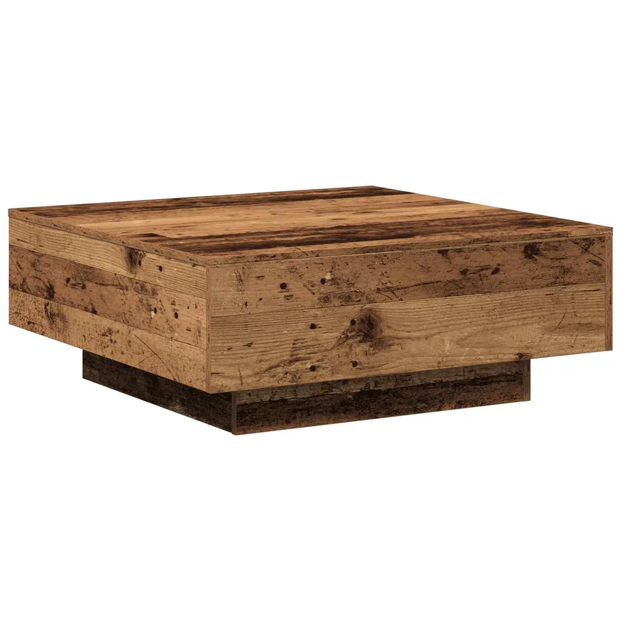Table basse Bois Ancien 80 x 80 x 31 cm - 6