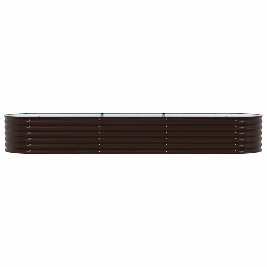 Lit surélevé Marron 320 x 80 x 44 cm Acier - 5